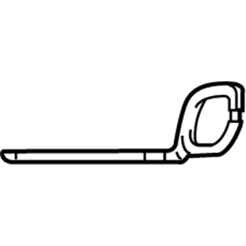 Mopar 1UV46DX9AA Seat Belt Guide, Front Passenger Side
