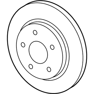 2020 Chrysler Voyager Brake Disc - 68227707AB
