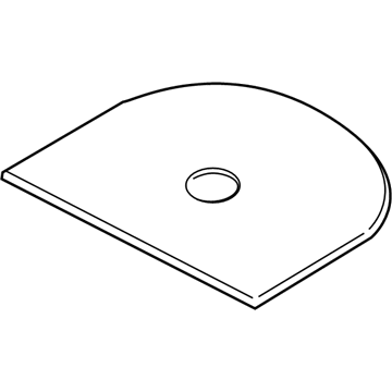 Mopar 4580458AE Spare Cover, Rear