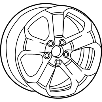 2018 Jeep Compass Spare Wheel - 5VC25GSAAA