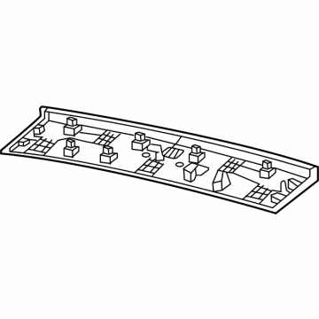 Mopar 6VJ47SA5AB Rear Trim, Gray