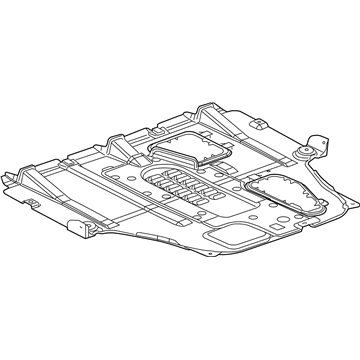 Mopar 68102931AB Underbody Shield, Front Center