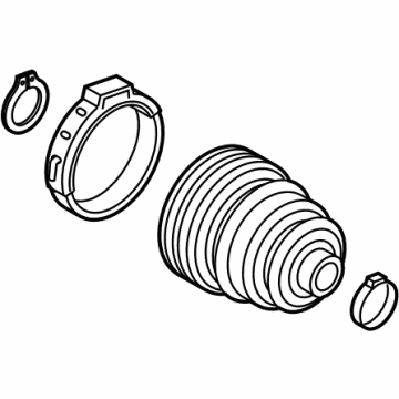 Jeep 68275232AA Boot Kit - Half Shaft