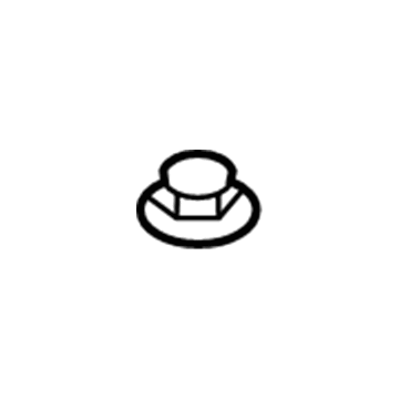 Dodge 6106158AA Nut - Hexagon Flange