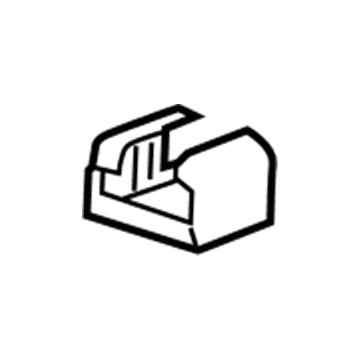 Mopar 5LJ32DX9AA Track End Cap, Gray/Light Beige