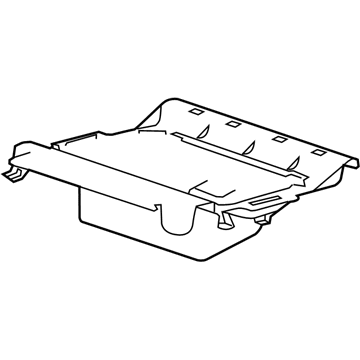 Mopar 5LJ33DX9AA Storage Compart, Gray, Front Passenger Side