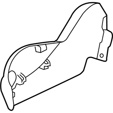 Mopar 5LJ23DX9AB Outer Cover, Black/Gray, Front Passenger Side
