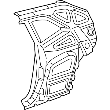 Dodge 68258410AA Inner Quarter Panel