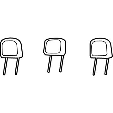 Jeep 5YW02PXRAA Headrest - Rear