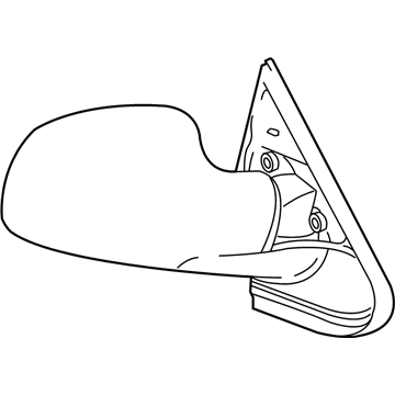 2002 Chrysler Voyager Car Mirror - 4894408AA