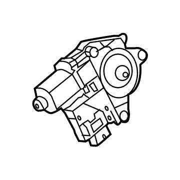 Jeep Compass Window Motor - 68302551AC