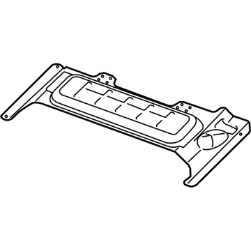 Mopar 68261891AA Heat Shield, Center