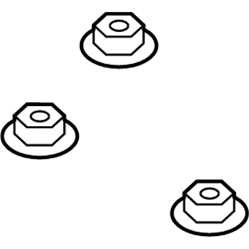 Chrysler 6506152AA Upper Mount Nut