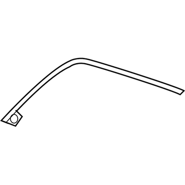 Mopar 4805839AD Window Molding, Rear Driver Side