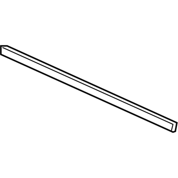 Mopar 4806141AB Belt Molding, Rear Outer Driver Side