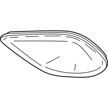 Mopar 68280430AA Fog Lamp Bezel Bracket, Front Passenger Side