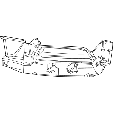 Mopar 68226542AA Fog Lamp Bezel, Front Passenger Side
