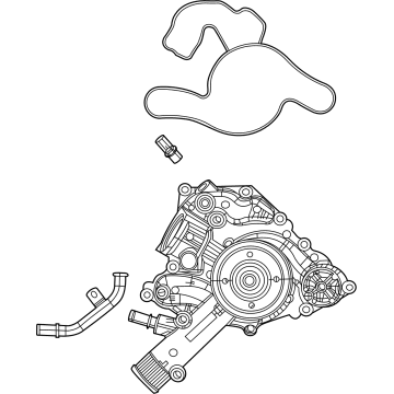 Jeep 68346911AB Water Pump Assembly
