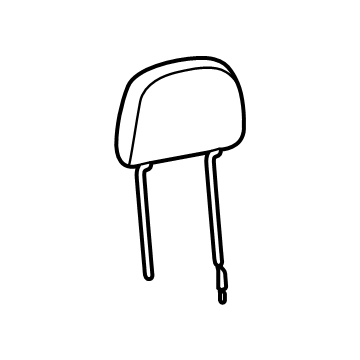 Jeep 6WL92DX9AB Headrest
