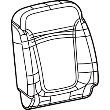 Jeep 7JH83DBNAA Seat Back Cover