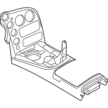 Dodge Center Console Base - 1JX80DX9AA
