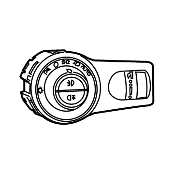 Jeep 68154353AE Headlamp Switch
