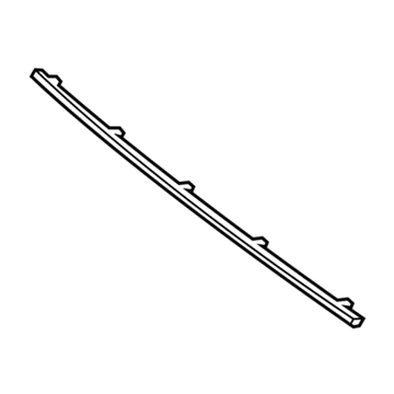 Mopar 5QZ57XS9AA Upper Molding, Front