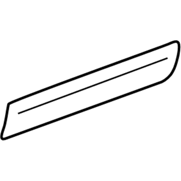 2007 Jeep Liberty Door Moldings - 55156948AA