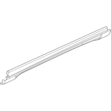 Jeep 7BC08TZZAA Rocker Molding