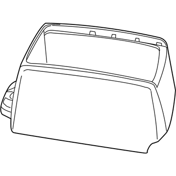 Ram C/V Center Console Base - 1JC92HL5AA