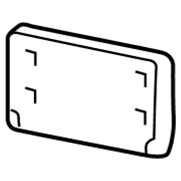 Mopar 5113718AC License Bracket, Front