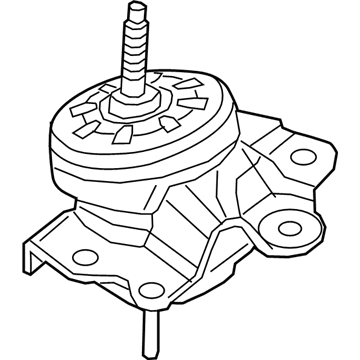 Jeep Wrangler Engine Mount - 68412217AB