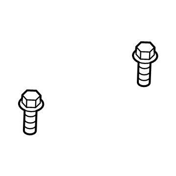 Ram 6107065AA Battery Tray Screw