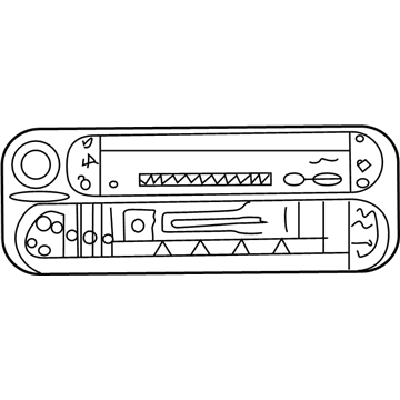 Mopar 56043286AD Radio