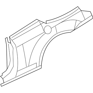 Mopar 5115132AM Quarter Panel, Rear Outer Passenger Side