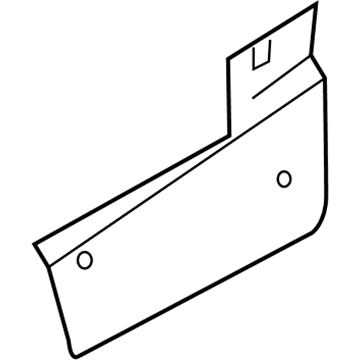 Mopar 5023784AB Quarter Trim Panel Bracket, Passenger Side