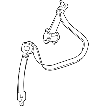 2005 Chrysler Sebring Seat Belt - XB271L5AB