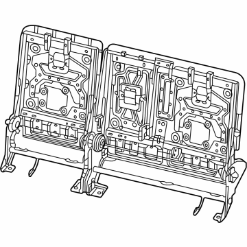 Jeep 68420228AE Seat Back Assembly