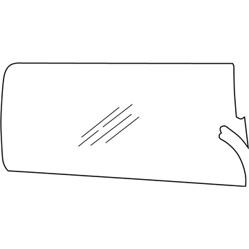 Mopar 4084511 Glass Panel, Rear