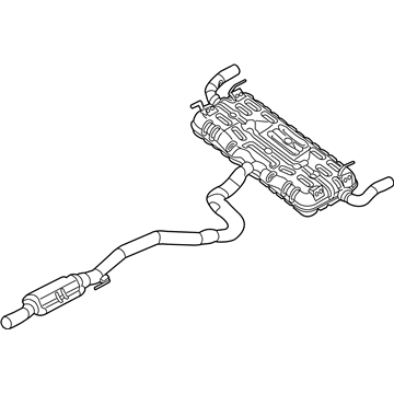 Chrysler 200 Muffler - 68109932AE
