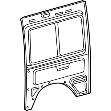 Mopar 5121888AA Inner Panel, Rear Driver Side