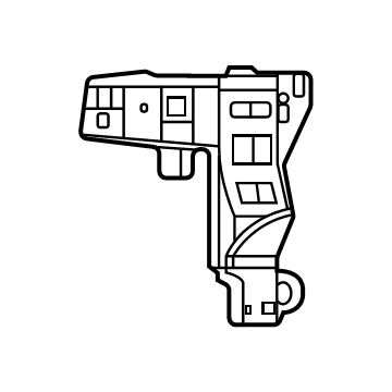 Mopar 68426901AB Inner Bracket, Rear Driver Side