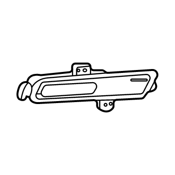 Mopar 68353118AA Reflector, Rear Passenger Side