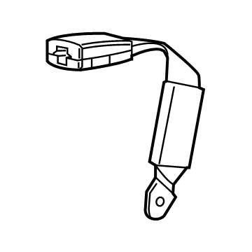 Mopar 6AC54TX7AD Center Buckle, Rear