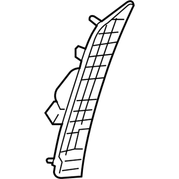 Mopar 68229424AA Side Marker Lamp, Rear Passenger Side