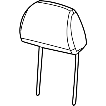 Mopar 5XG92LA8AA Headrest, Front