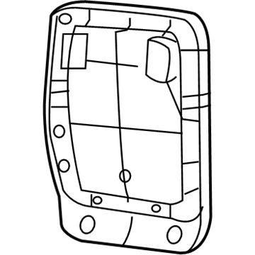 Dodge 1UV14DX9AB Seat Back Panel