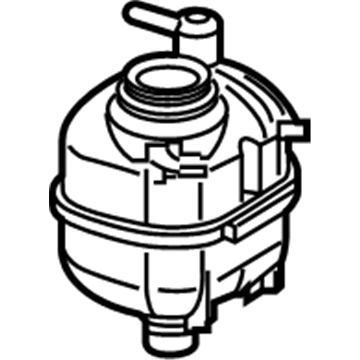 Jeep 68364312AC Reservoir Tank