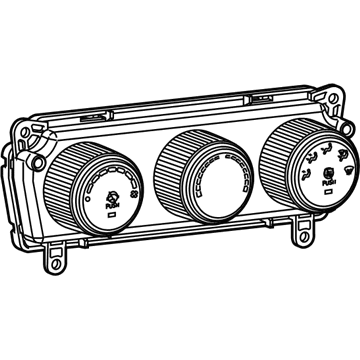 Ram ProMaster 3500 A/C Switch - 5NC24DX9AF