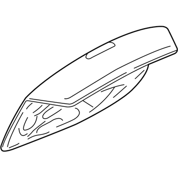 Mopar 4814892AF Trunk Lid, Rear